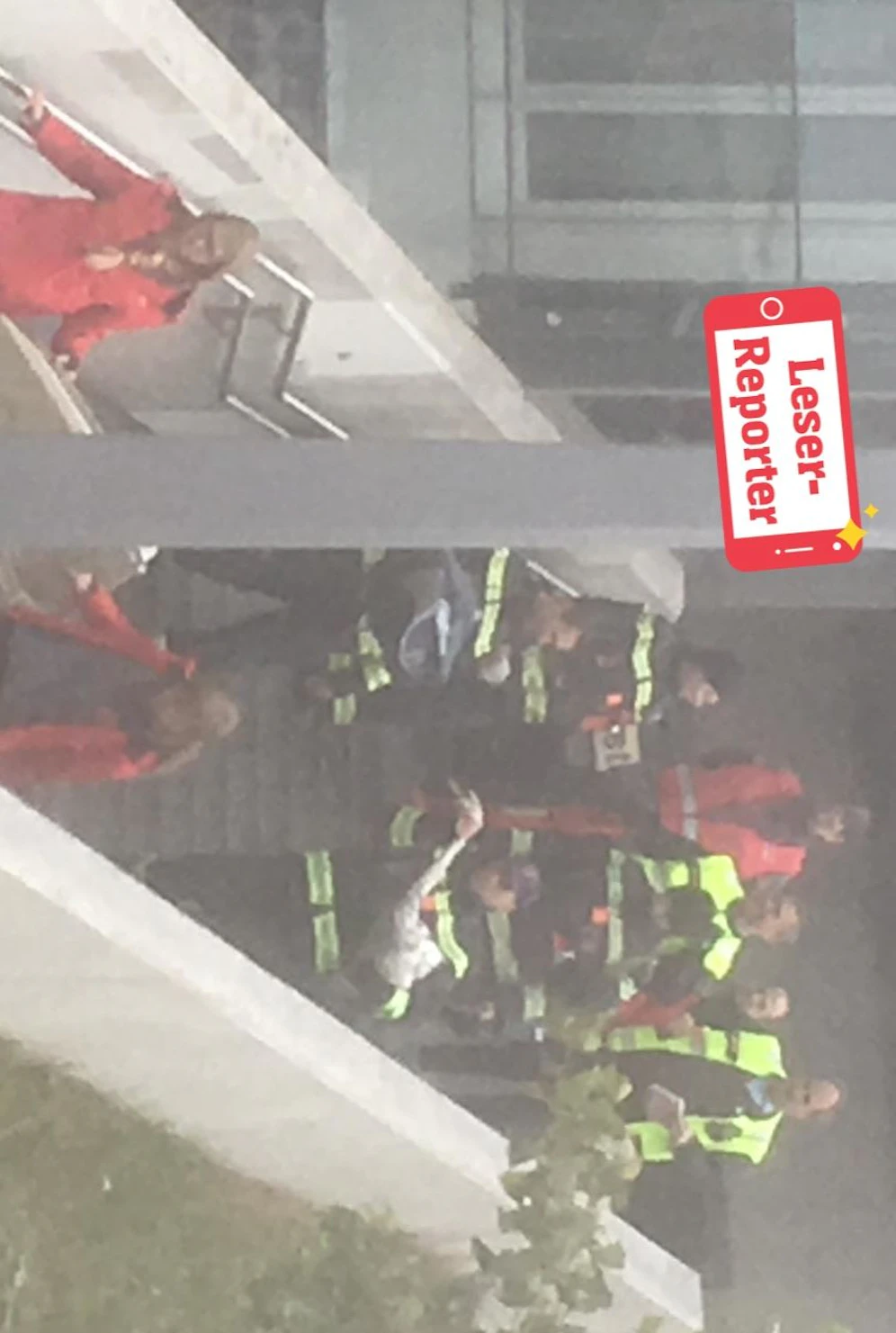 Öffi-Mitarbeiter und Feuerwehrmänner retteten den Schwan, übergaben ihn der Tierrettung.