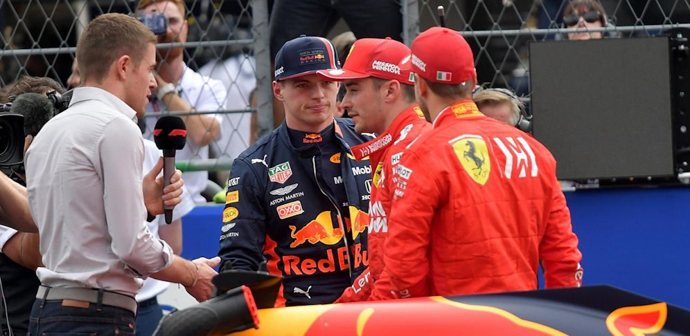 Dicke Luft im Fahrerlager. Verstappen verlor die Pole, die Ferraris erbten Startreihe eins.