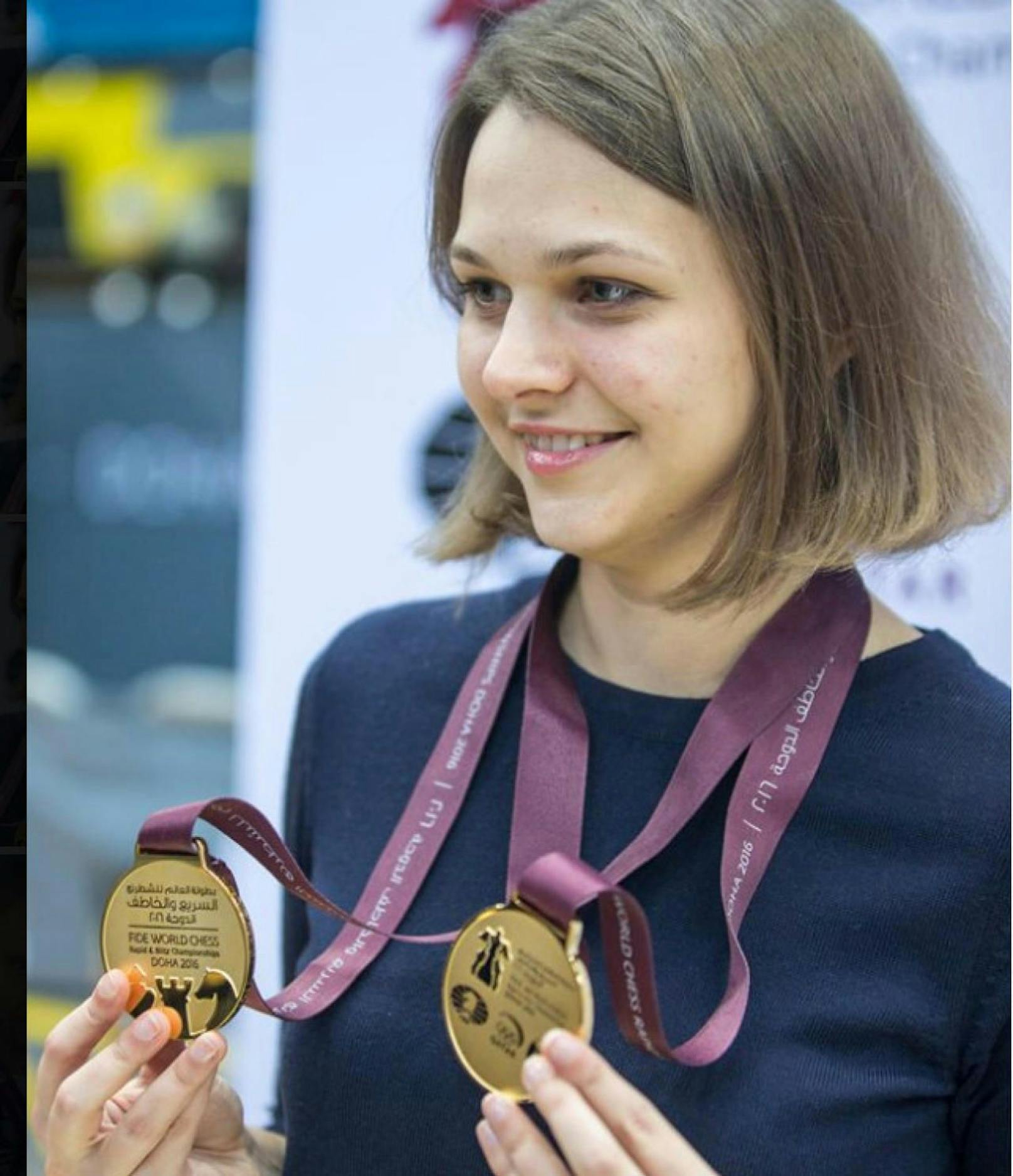 Schach-Doppelweltmeisterin Anna Musytschuk.