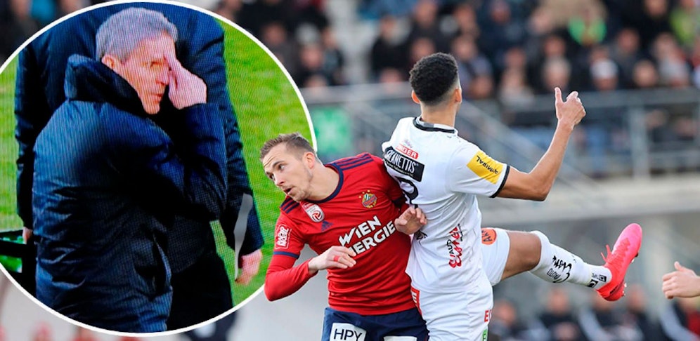 Didi Kühbauer packt den Vogel aus