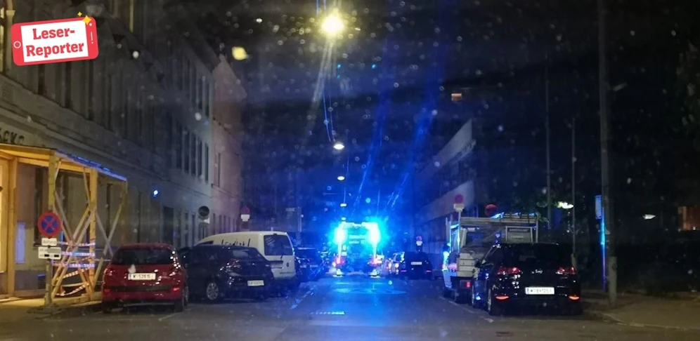 Feuerwehreinsatz in der Van-der-Nüll-Gasse (Favoriten). 