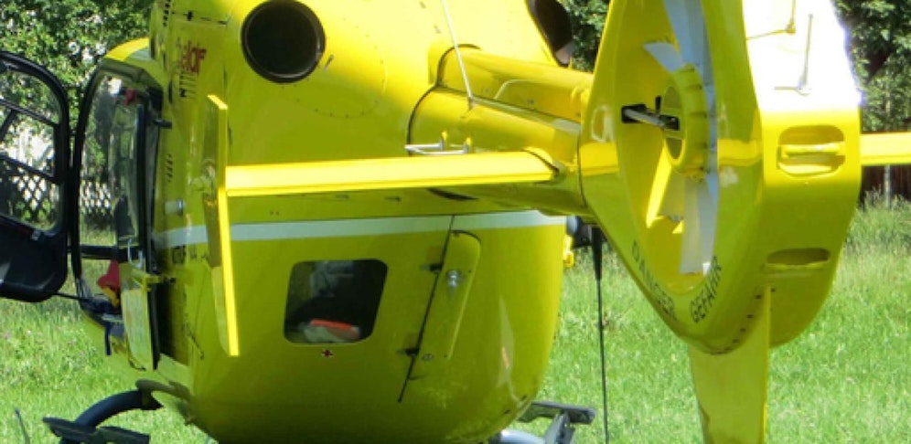 Der "Christophorus 10" brachte die Frau ins Spital.