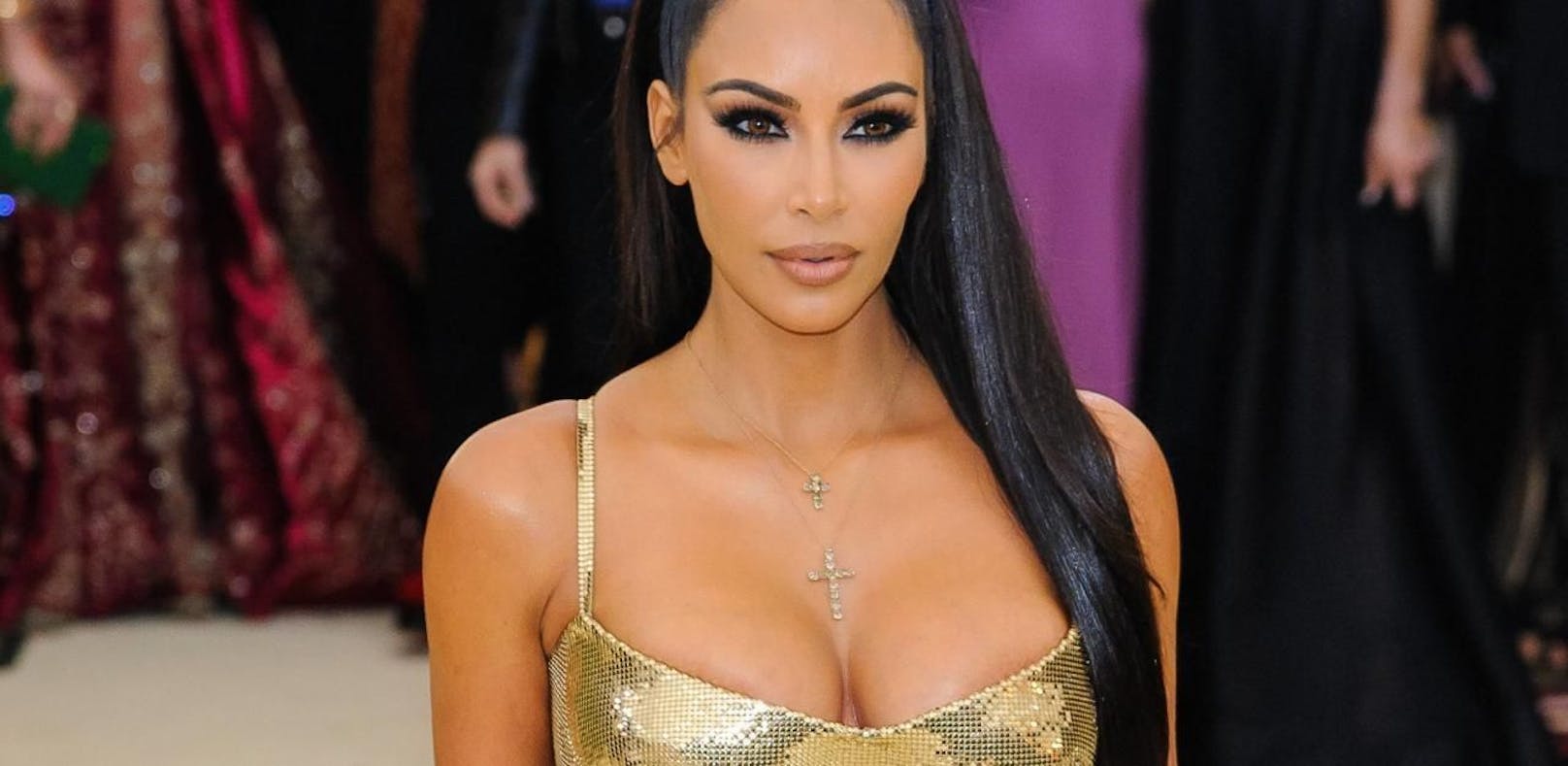 Kim Kardashian bei der Met Gala.