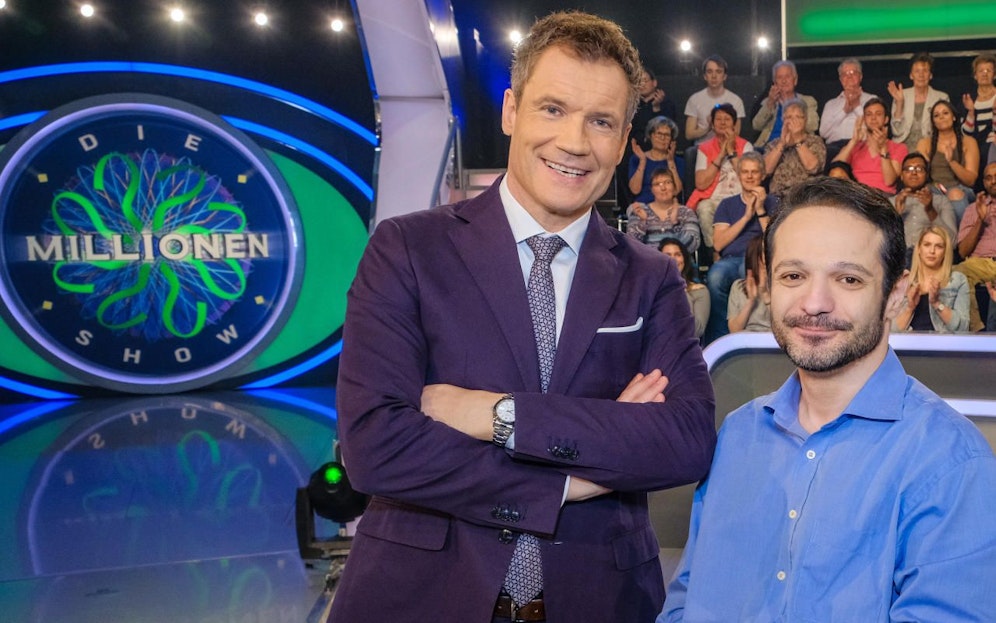 Sie san a Kaliber: Assinger will Vojdani (re.) zum insgesamt achten Millionär der Show krönen. 