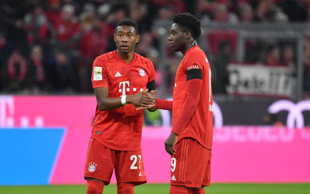 Wird David Alaba bald von Alphonso Davies abgelöst?