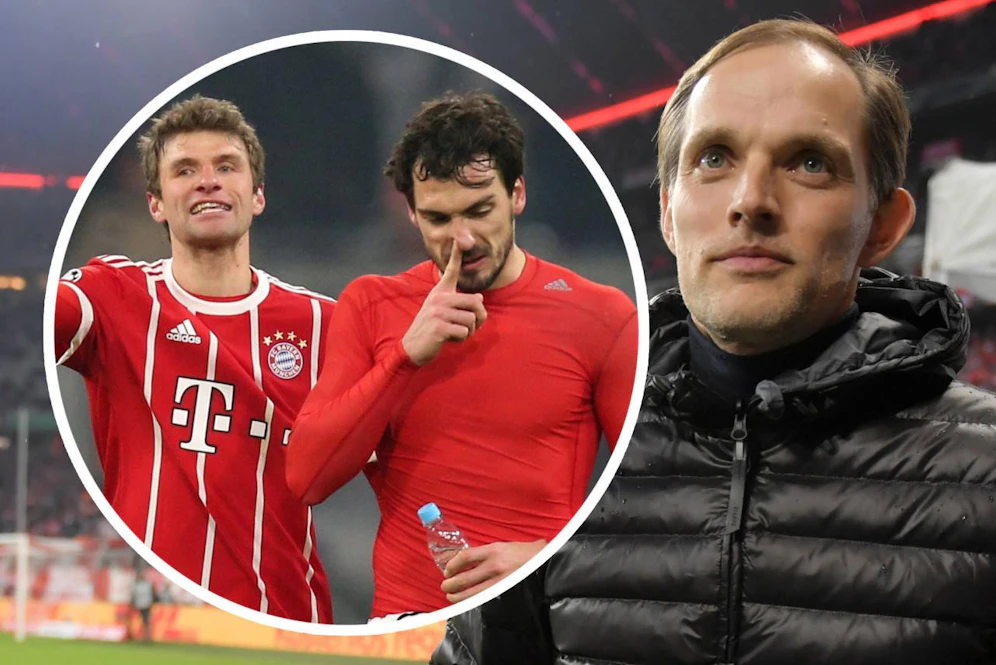 Thomas Tuchel (r.) wird nicht Trainer von Mats Hummels und Thomas Müller.