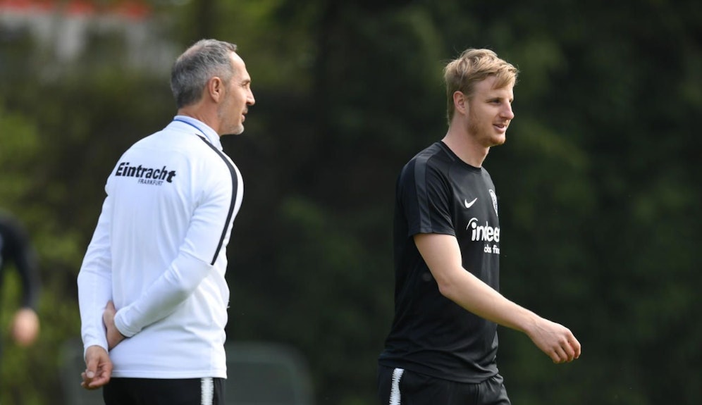 Frankfurt-Coach Adi Hütter strich Martin Hinteregger den freien Tag.