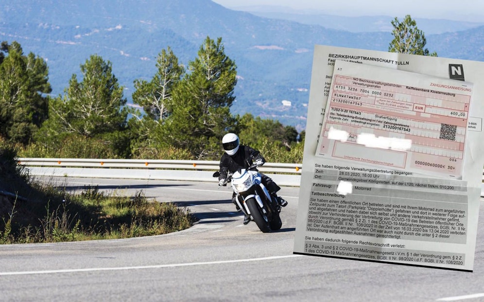 Ein Ausflug in die "Dopplerhütte" kam einem Biker teuer - er kassierte fürs "Auf- und Abfahren" eine 600 Euro-Strafe. 
