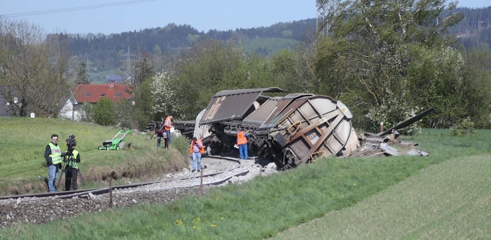 "Geisterzug" rollt 30 km durch Oberösterreich