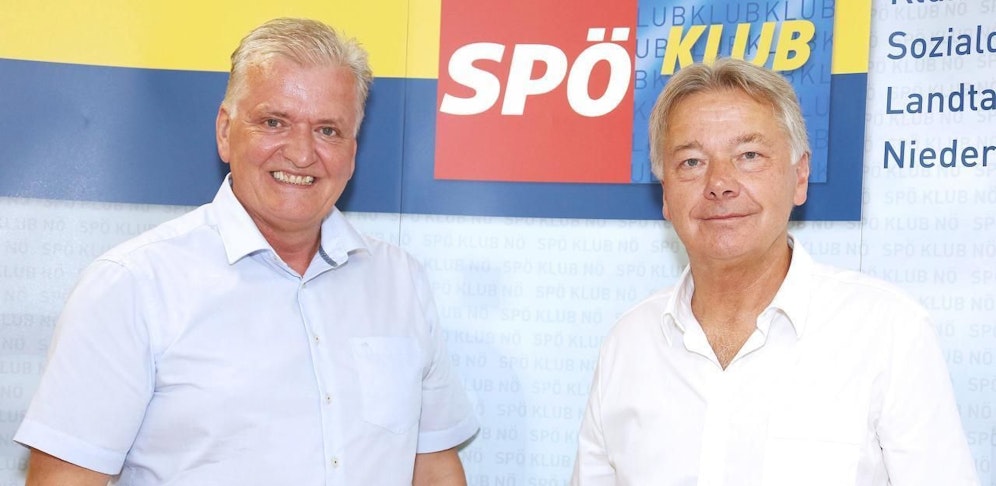 Alfredo Rosenmaier – am Foto mit Ex-Landesvorsitzendem Franz Schnabl – war jahrelang in der Landespolitik tätig.