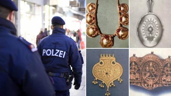 Die Polizei sucht nach den unersetzbaren Schmuckstücken.