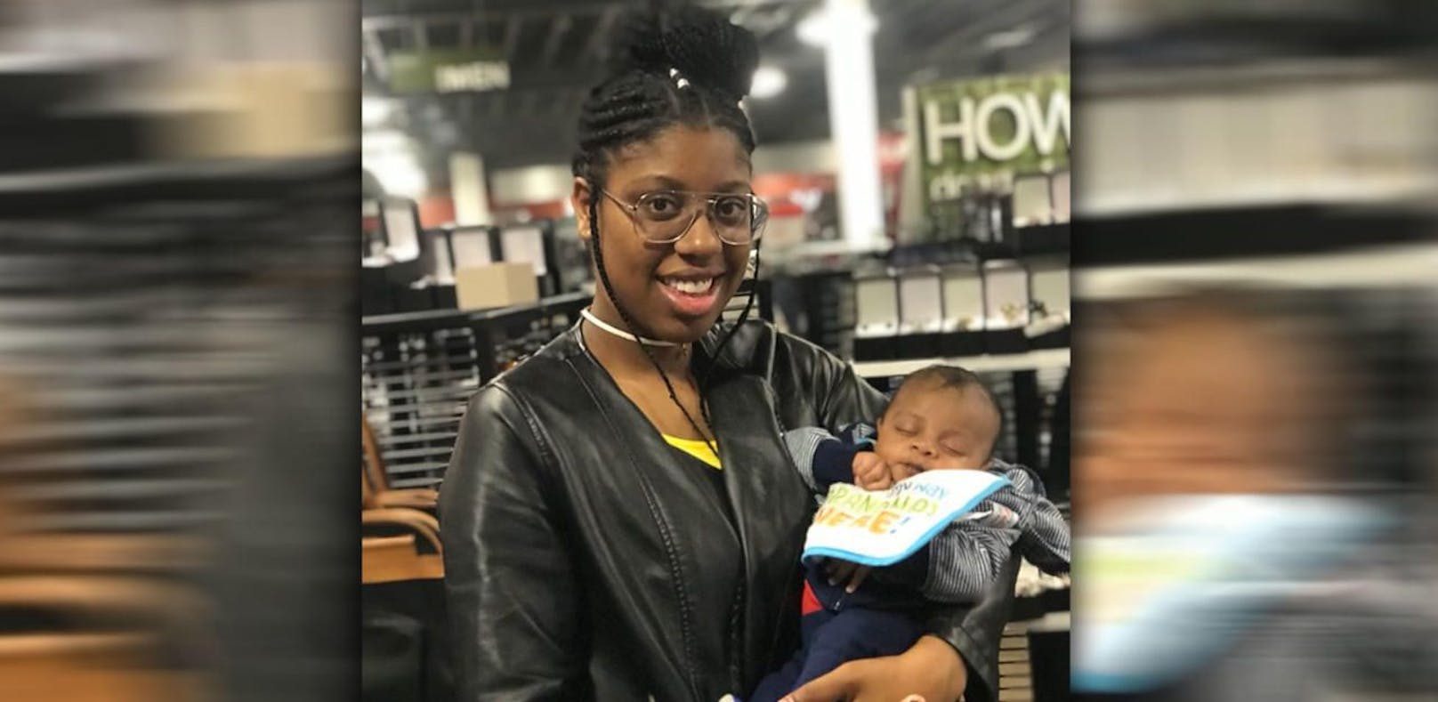 Die 22-jährige Amerikanerin Tia Freeman brachte ihren Sohn Xavier Ata nicht etwa im Spital zur Welt.