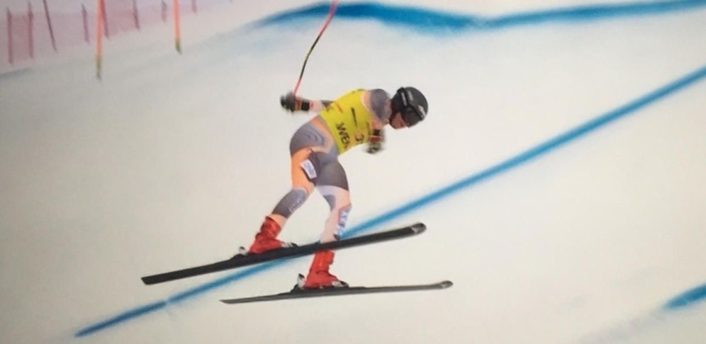 Adrian Smiseth Sejersted stürzt in der Wengen-Kombi schwer.