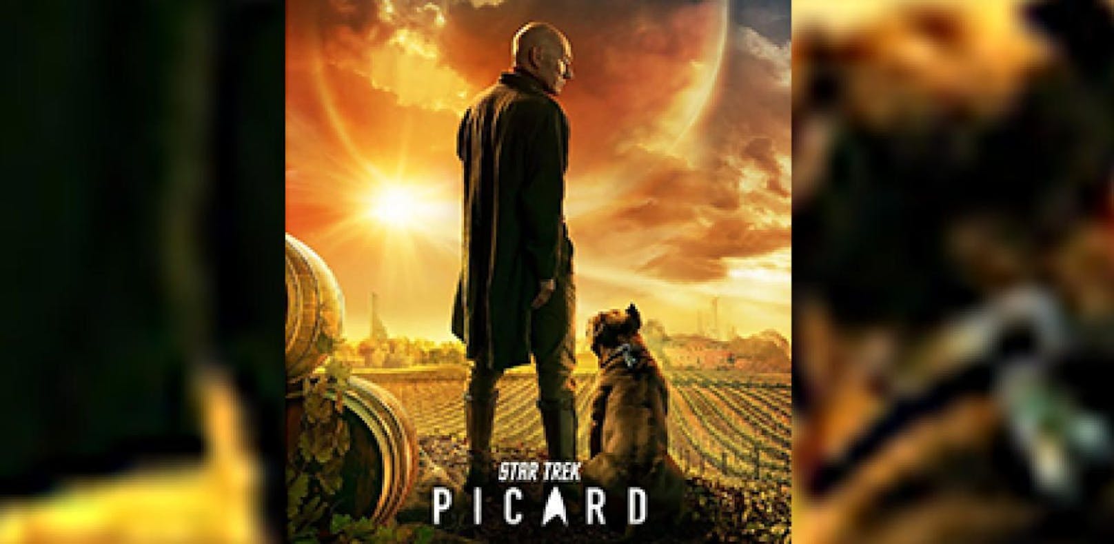 Rätsel um Pitbull auf dem ersten "Picard"-Plakat