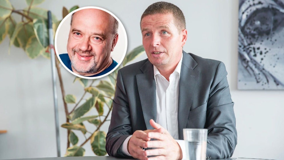 Gottfried Böck (kleines Bild) und FPÖ-Stadtrat Toni Mahdalik