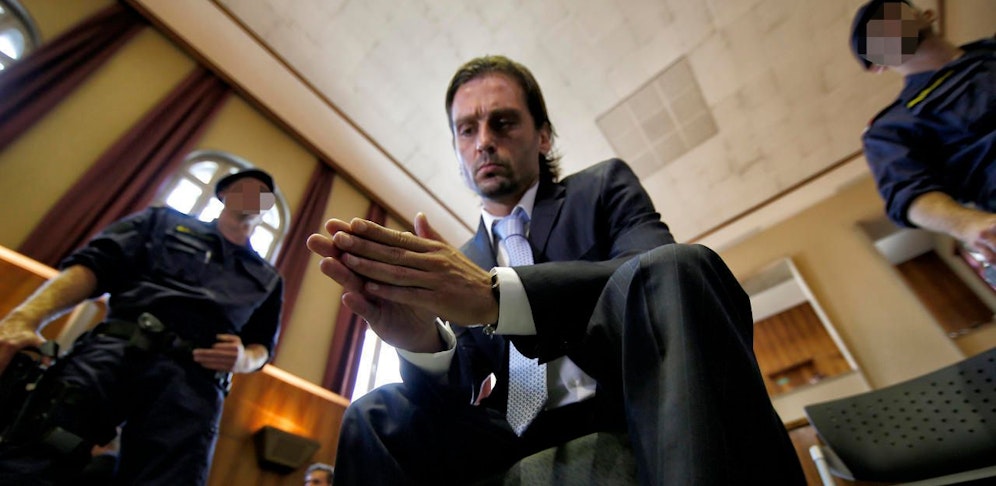 Sanel Kuljic bei seiner Verhandlung nach dem Wettskandal 2013.