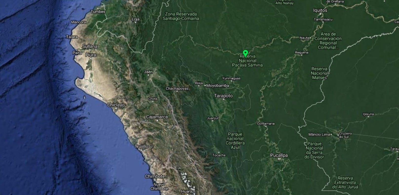 Im Norden Perus hat sich ein Erdbeben der Stärke 8,0 ereignet. 