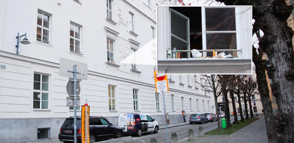 Ein Linzer funktionierte sein Fensterbrett zu einem Kühlschrank um.