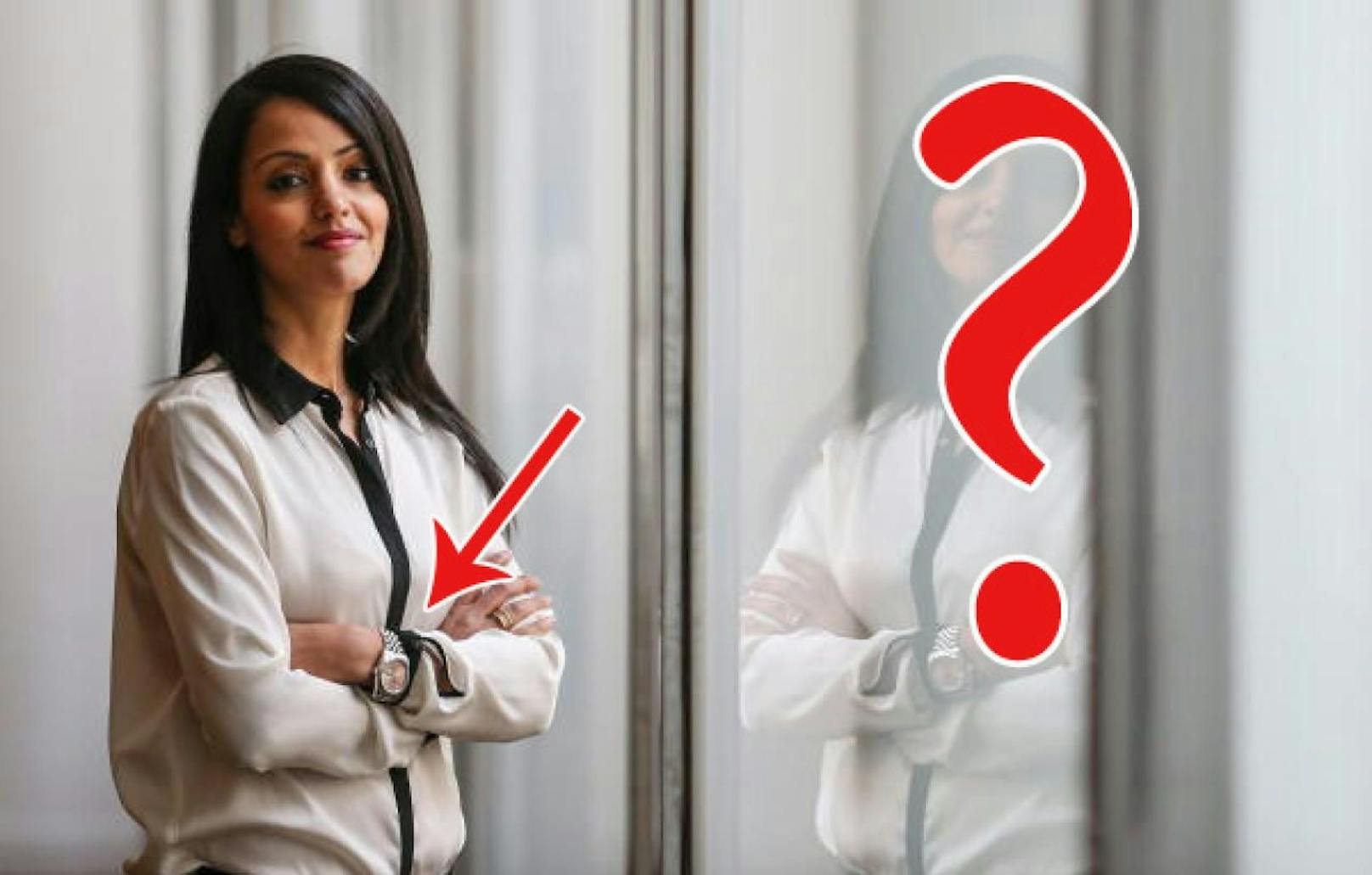 Mit diesem Foto sorgt SPD-Staatssekretärin Sawsan Chebli  für heftige Diskussionen im Netz. Grund: Sie trägt eine Rolex. 