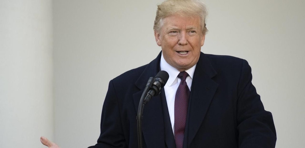 Für US-Präsident Donald Trump steht fest: "Tod von Kindern ist klar Fehler der Demokraten."