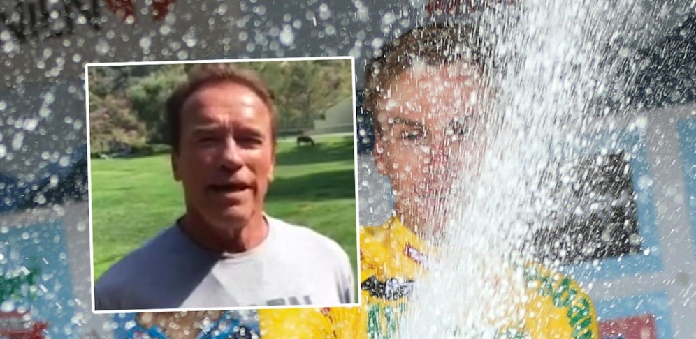 Jan Hirt (CZE) gewann die Österreich Rundfahrt 2016, Arnold Schwarzenegger wünscht für 2017 Glück