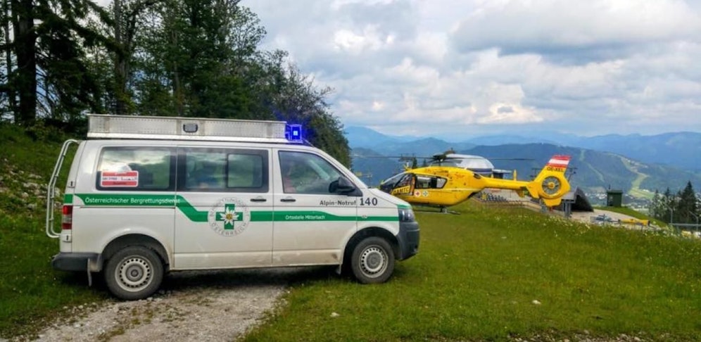 Die Bergrettung und das Team des Christophorus 3 standen im Einsatz.