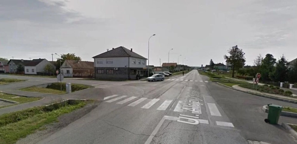 Auf dieser Kreuzung kam es zum Unfall.