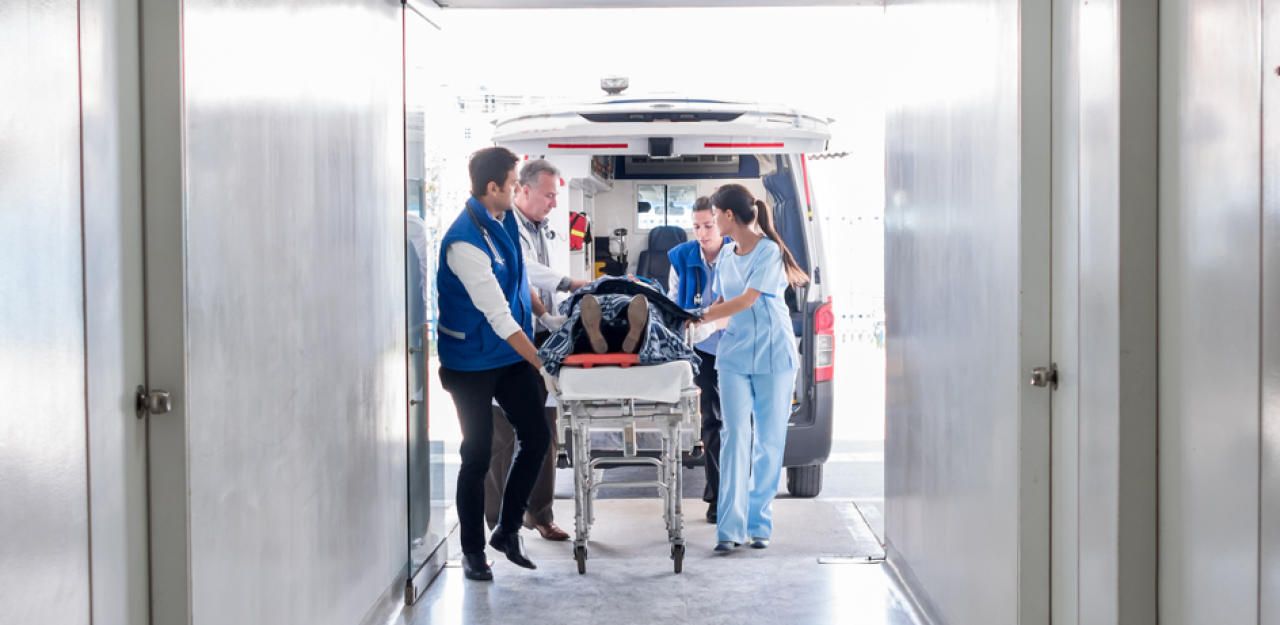 Der Mann wurde in das LKH Graz gebracht