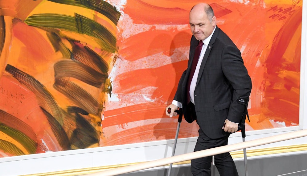 Sobotka im Nationalrat. 