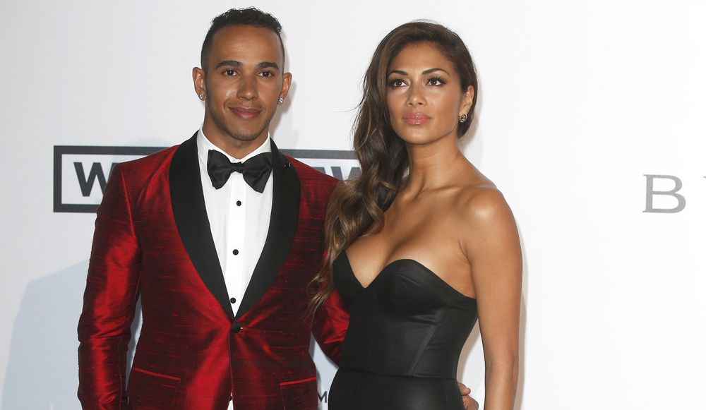 Lewis Hamilton and Nicole Scherzinger