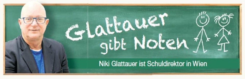 Glattauer gibt Noten: Die Kolumne jeden Montag in "Heute".