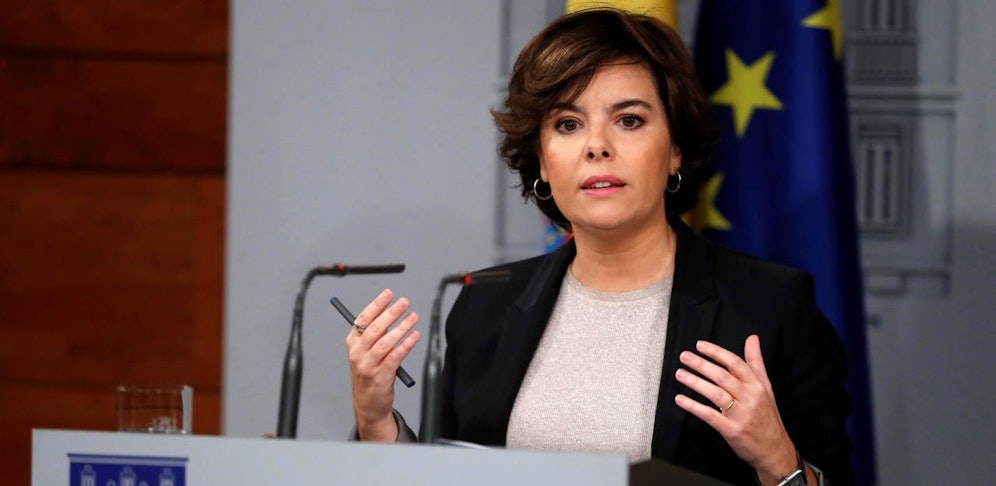 Spaniens Vize-Regierungschefin Soraya Saénz de Santamaría