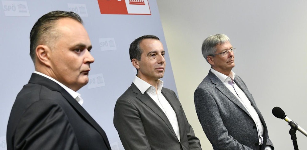 Wer wird Kerns Nachfolger? Doskozil (li.) sagte bereits ab, Kaiser (re.) wird interimistischer Chef.