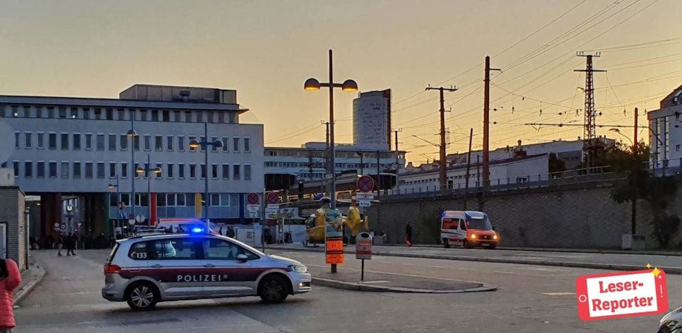 Rettungs-Einsatz in Floridsdorf