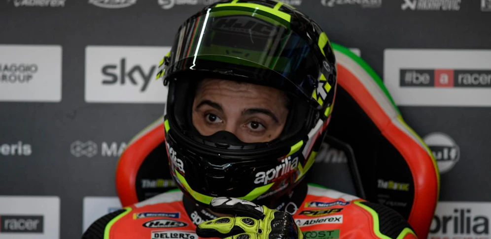 Andrea Iannone wird seinen Helm lange nicht brauchen.