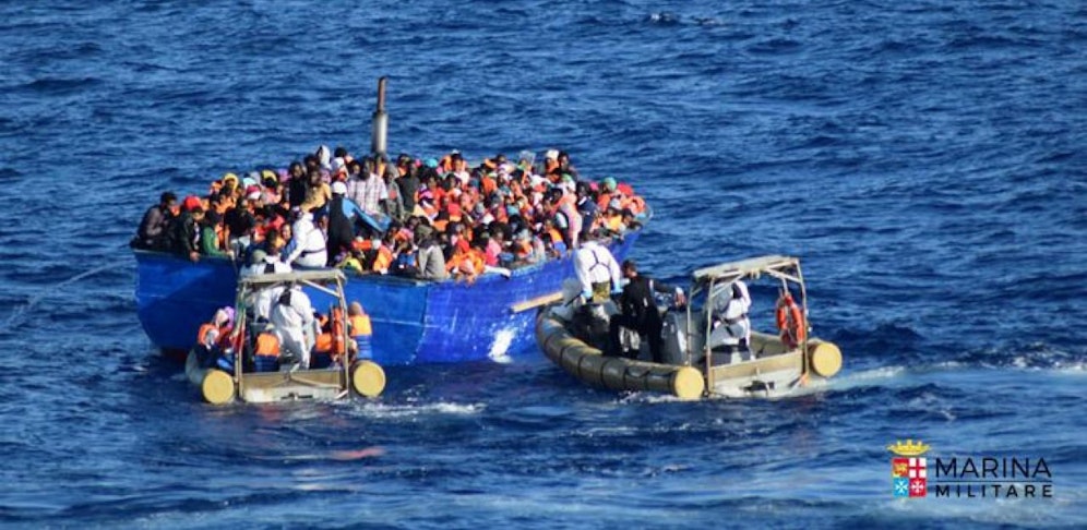 Tausende wollen über das Mittelmeer nach Europa.