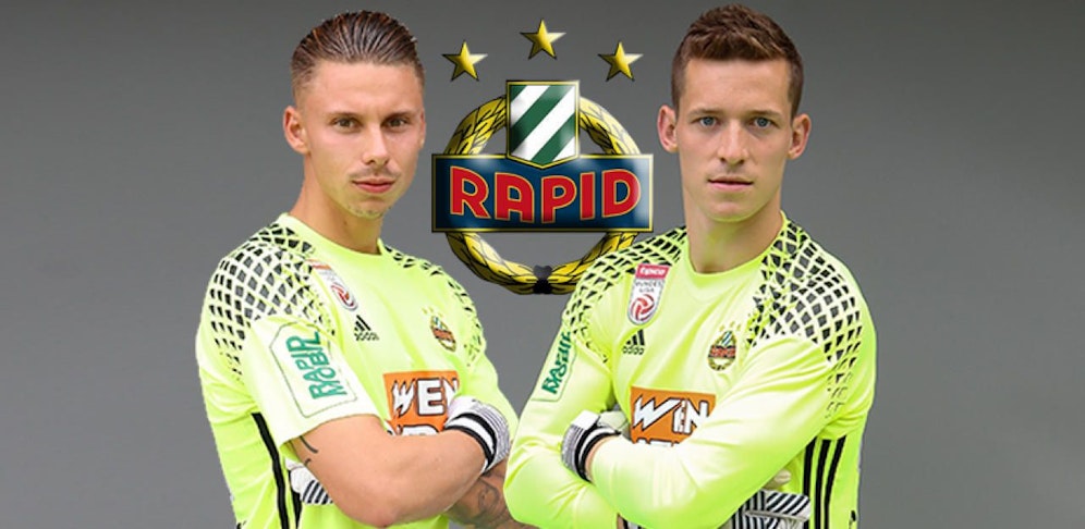 Tobias Knoflach oder Richard Strebinger - nur einer kann Rapids Nummer eins sein. 