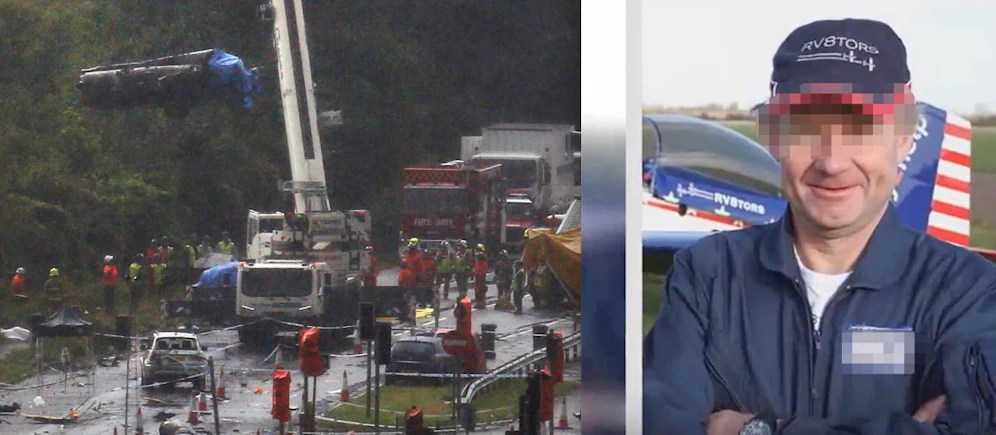 Pilot Andrew H. (53) war mit seinem Kampfjet bei einer Flugshow abgestürzt (11 Tote). Jetzt wird ihm der Prozess gemacht. 