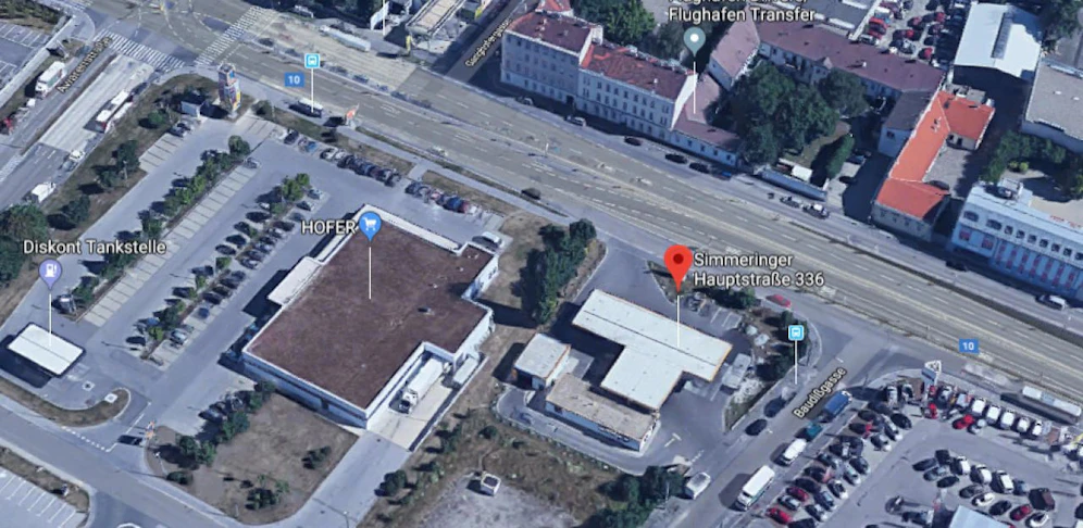 Diese Tankstelle wurde am 20. August überfallen.
