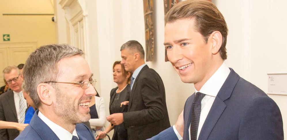Innenminister Herbert Kickl (FPÖ) und Bundeskanzler Sebastian Kurz (ÖVP).