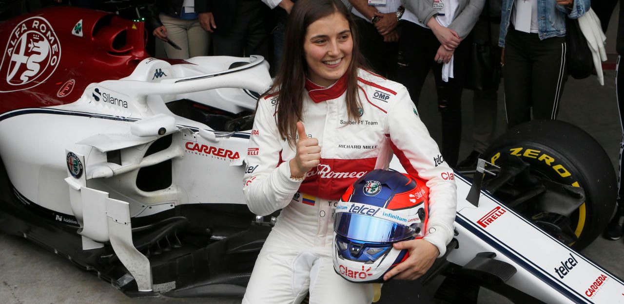 Heute.at - Sie überholte Verstappen, jetzt flitzt sie im Sauber