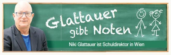 Glattauer gibt Noten: Die Kolumne jeden Montag in "Heute".
