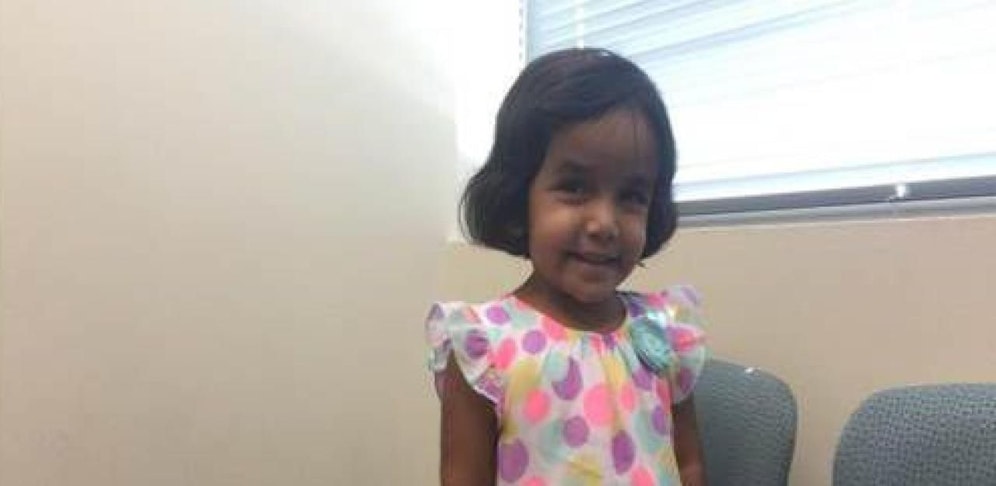 Von der kleinen Sherin Mathews fehlte jede Spur. Jetzt gibt es traurige Gewissheit.