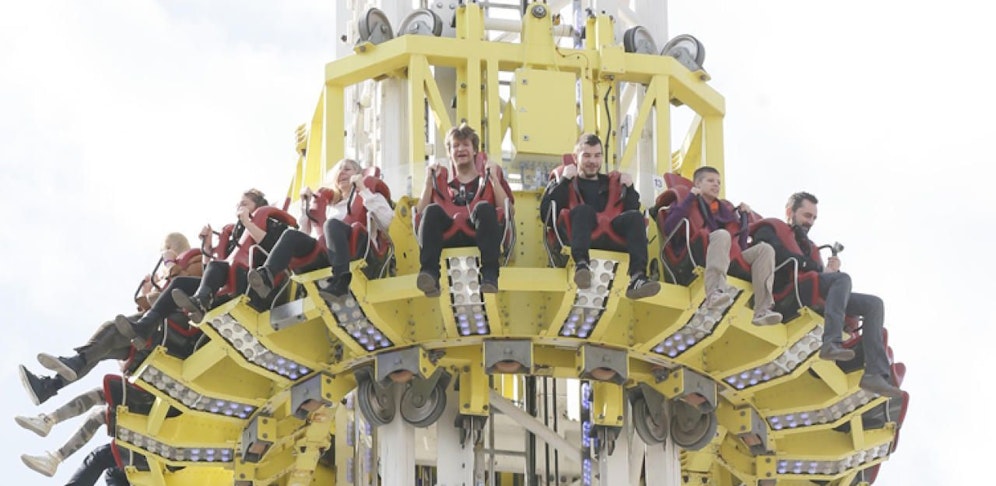 Attraktionen wie der "Wiener Freifallturm" bleiben vorerst geschlossen.