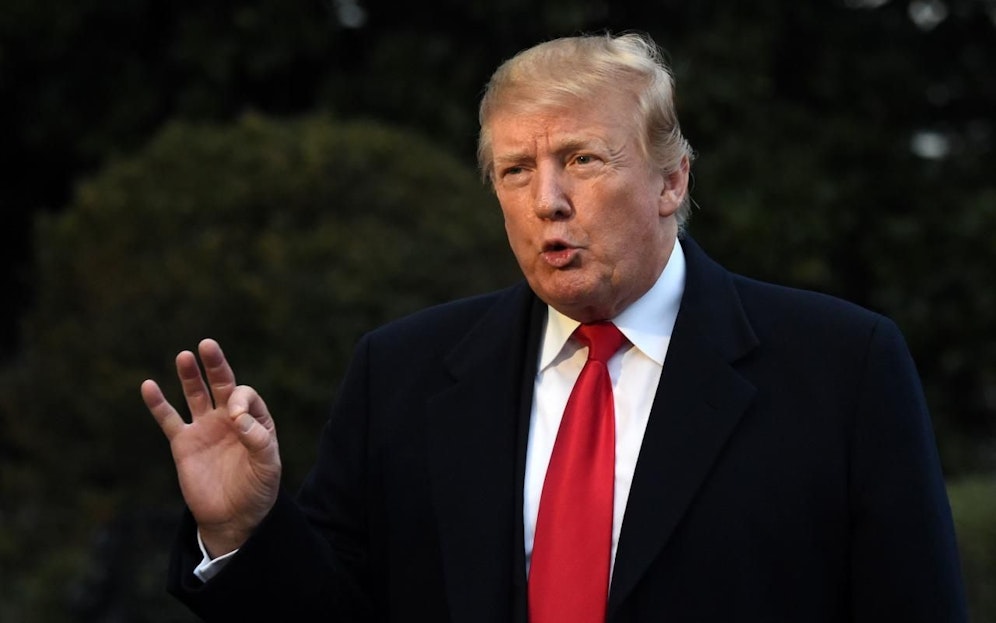 US-Präsident Donald Trump im Rahmen einer Pressekonferenz vor dem Weißen Haus im März 2019.