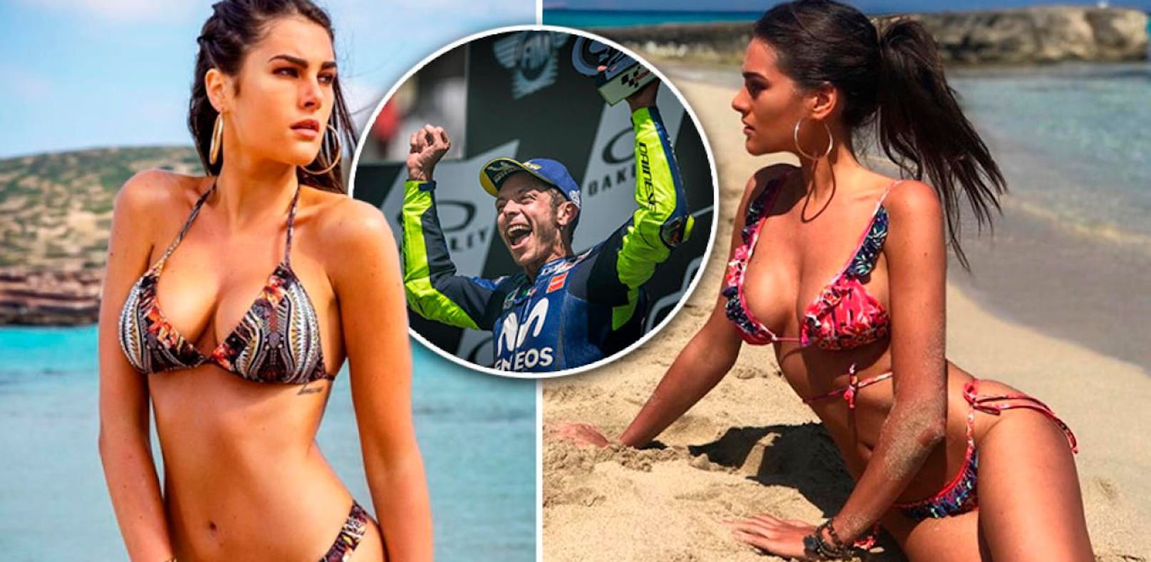 MotoGP-Star Rossi liebt heißes Unterwäsche-Model