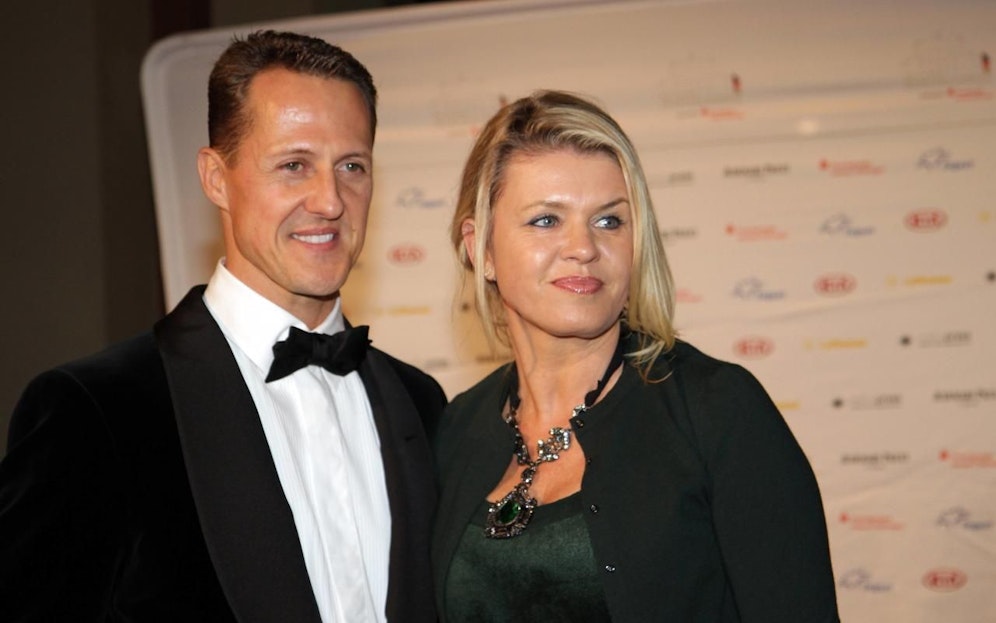 Michael Schumacher mit seiner Frau Corinna im Jahr 2012.