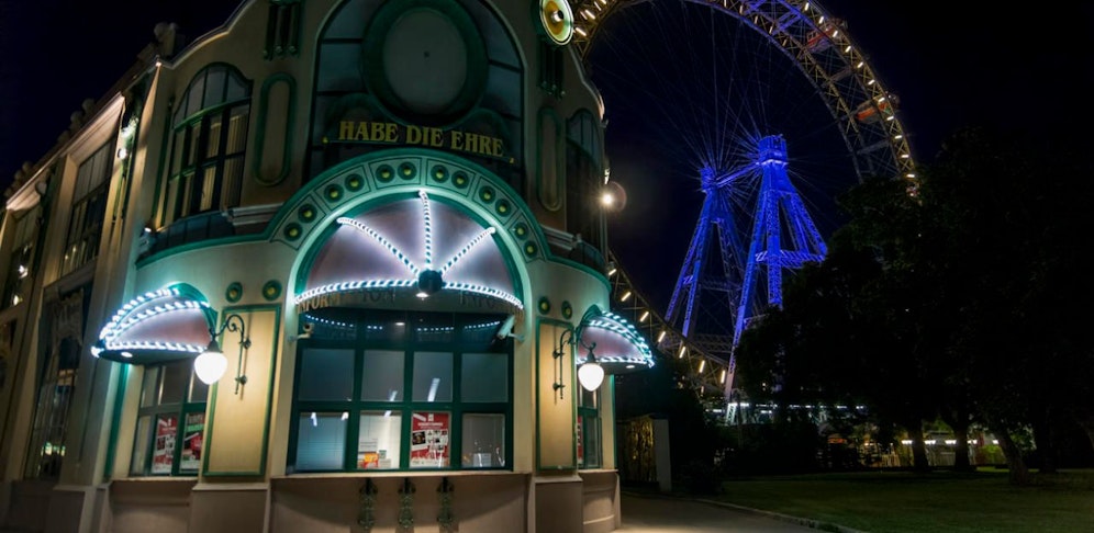 In der Nähe des Riesenrads ereignete sich das Unglück.