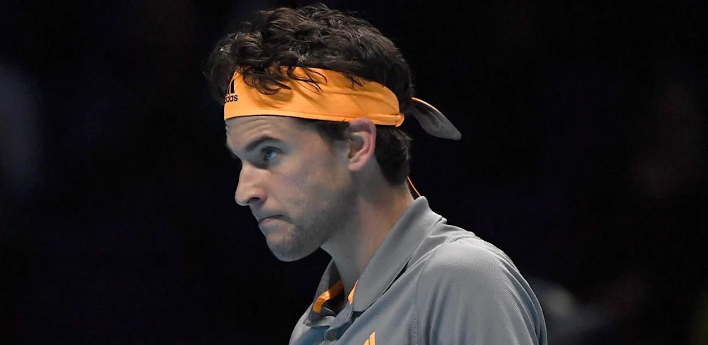 Dominic Thiem spielt gegen Alexander Zverev um das Finale von London.
