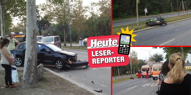 Schwerer Crash In Wien-Donaustadt | Heute.at